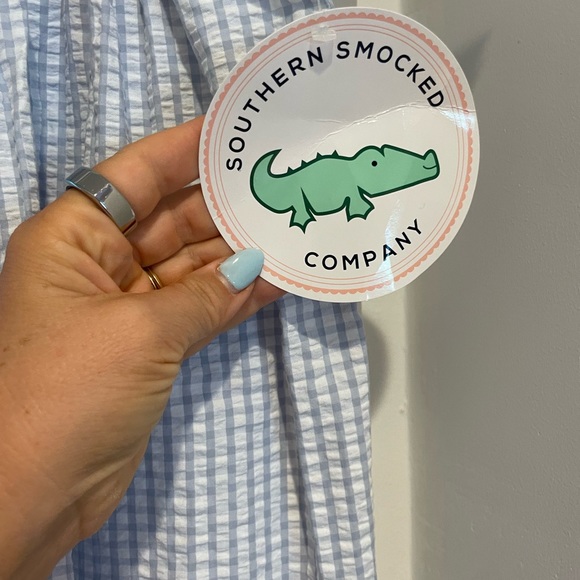 SMOCKED TODDLER ICE CREAM DRESS - Picture 2 of 4